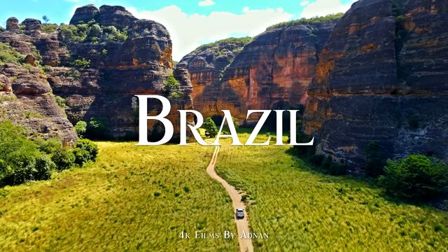 Brazil in 4K   Incredible Scenes & Uncovering Hidden Gems