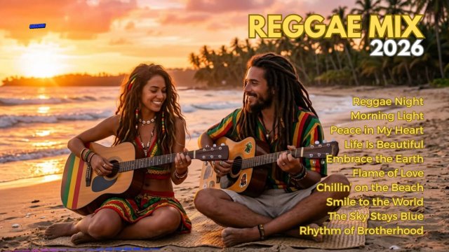 🌅 Golden Hour Reggae Vibes   Relaxing Sunset Chill Mix 720p