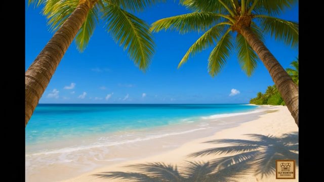 🌴 Relaxing Tropical Beach Waves • Chill Out Ambience 720p